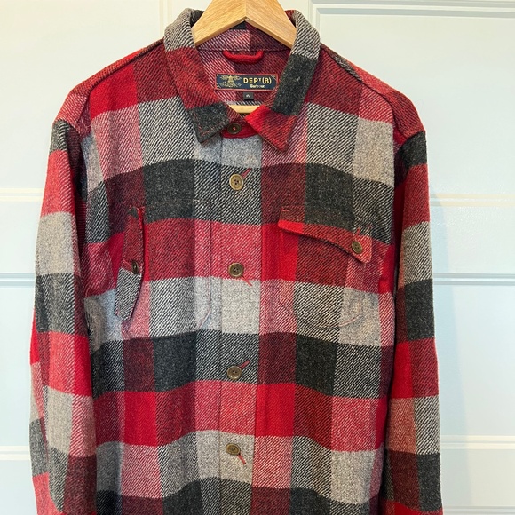 Barbour Dept. B Wool Shirt Jacket - Picture 1 of 4